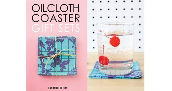 Tutorial: Simple oilcloth coasters