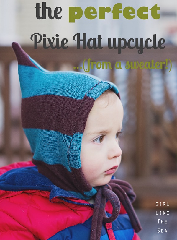 Tutorial: Pixie hat made from an old sweater