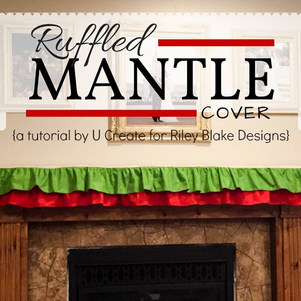 Tutorial: Ruffled mantel cover