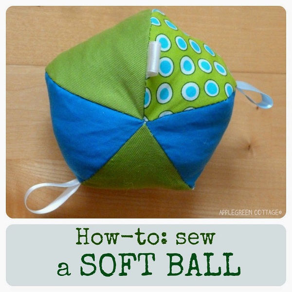 Tutorial: Sew a soft fabric ball toy