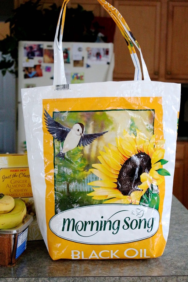 Tutorial: Upcycled reusable grocery bag