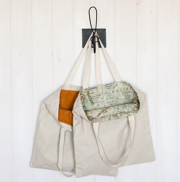 Tutorial: Two ways to line a tote bag