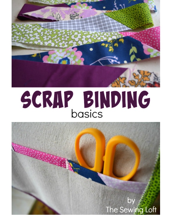 Tutorial: Scrap fabric binding