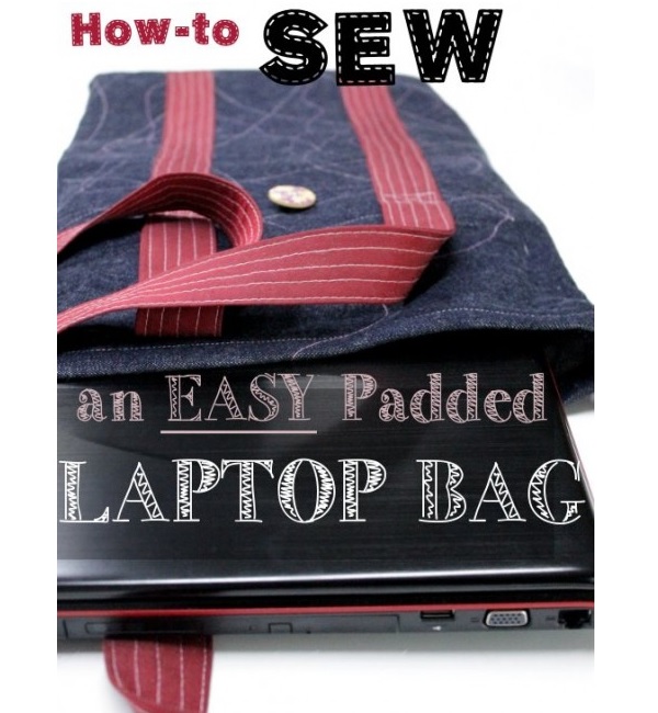 Tutorial: Padded laptop or tablet tote