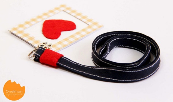 Tutorial: Bias tape ID lanyard