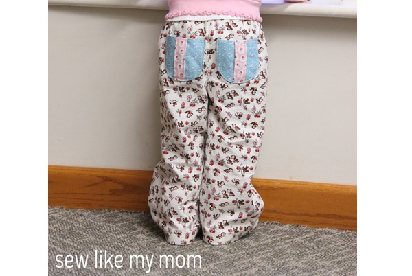 Free pattern: Pine Cone Pants in kid sizes