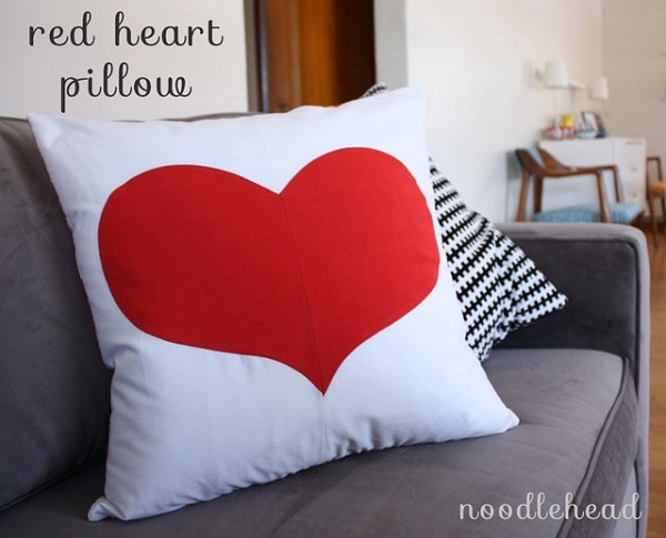 Tutorial: Big heart pillow