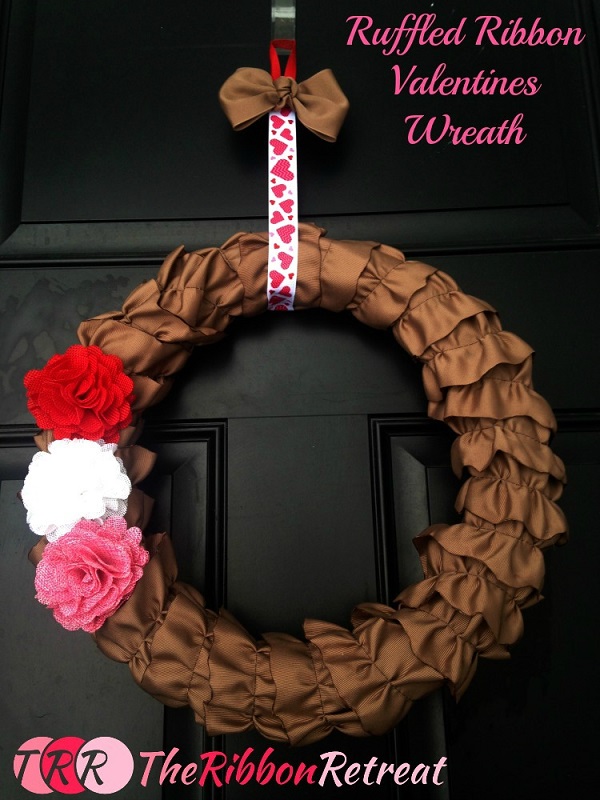 Tutorial: Ruffled ribbon wreath