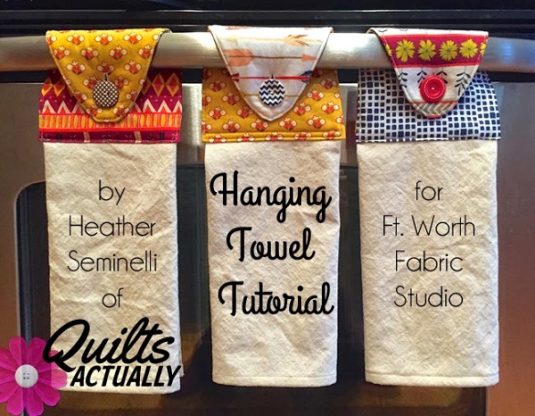 Tutorial: Buttoned hanging towel