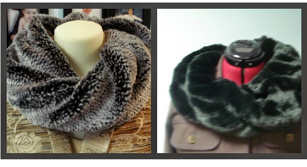 Tutorial: Twisted faux fur infinity scarf