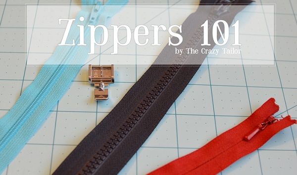 Tutorial: Common types of zippers and when to use them