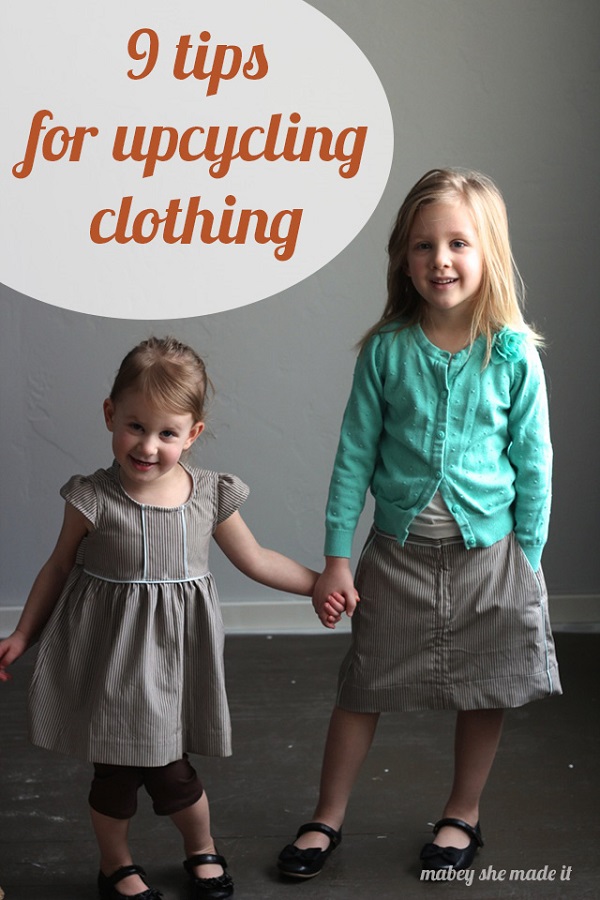 9 tips for upcycling or refashioning old clothing to new creations