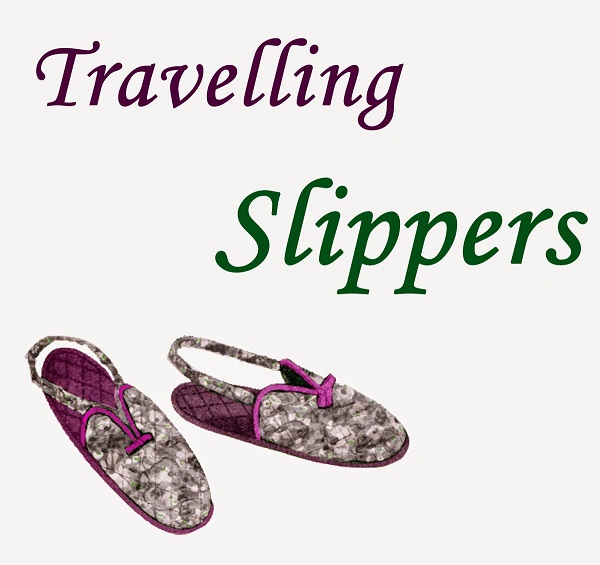 Free pattern: Vintage travel slippers