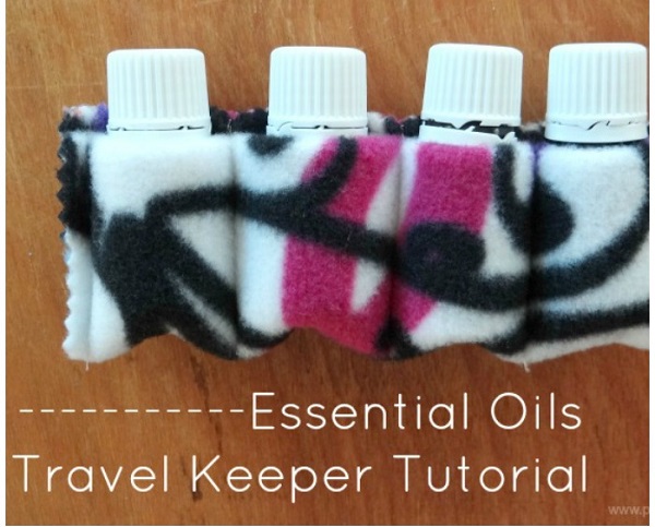 Tutorial: Simple fleece essential oils carrier