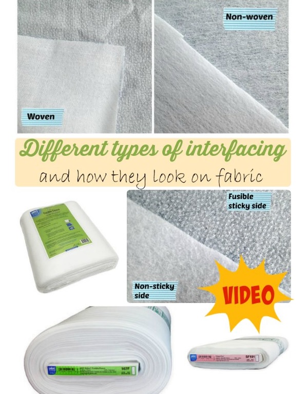 Types of interfacing and how to choose the right one for your project