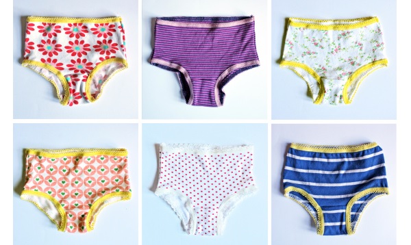 Free pattern: Toddler girl panties from outgrown onesies