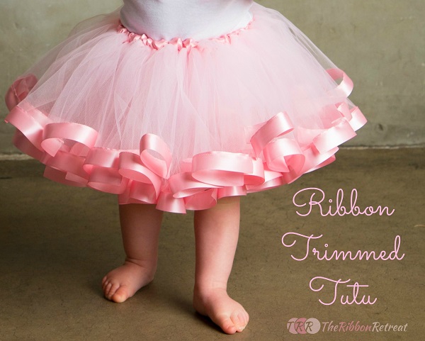 Tutorial: Satin ribbon trimmed tutu