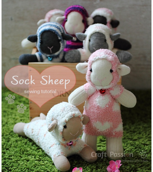 Free pattern: Sock sheep