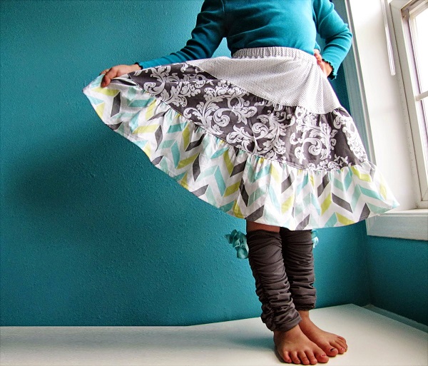 Tutorial: Joscelyn tiered skirt for little girls