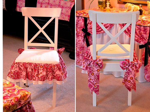 Tutorial: Bows & Ruffles Vanity Chair Cushion