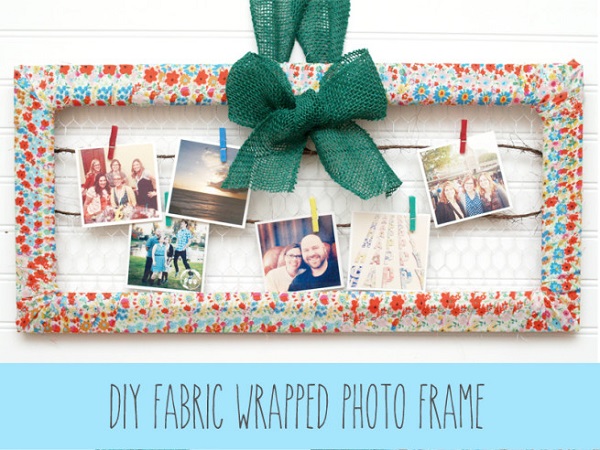 Tutorial: Fabric wrapped photo frame