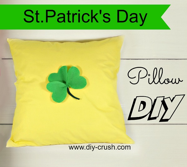 Tutorial: St. Patrick's Day shamrock pillow