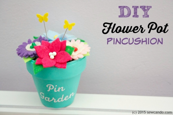 Tutorial: Scented flower pot pincushion