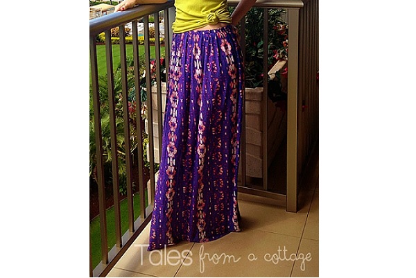 Tutorial: Sew a simple maxi skirt