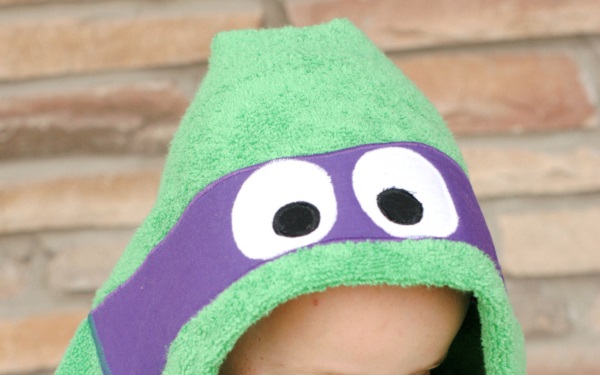 Tutorial: Ninja turtle hooded towel