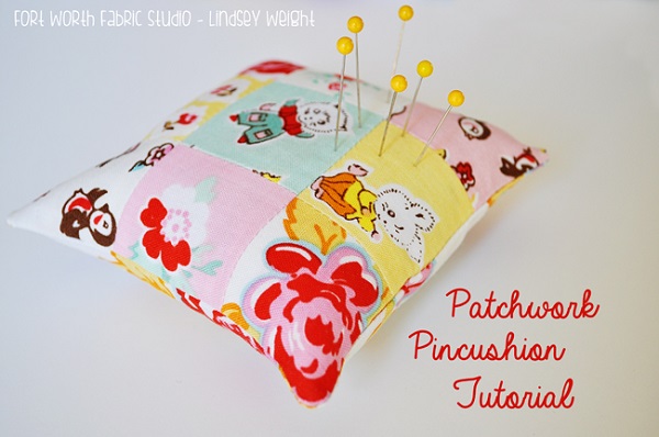 Tutorial: Patchwork pincushion