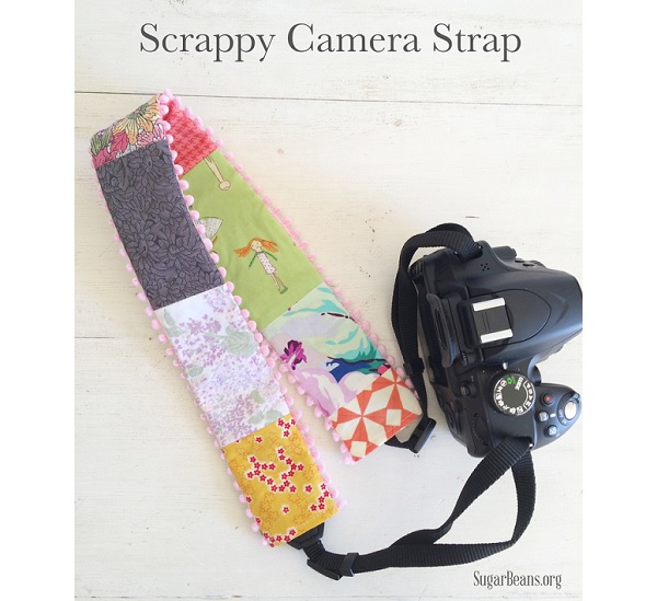 Tutorial: Scrappy camera strap cover