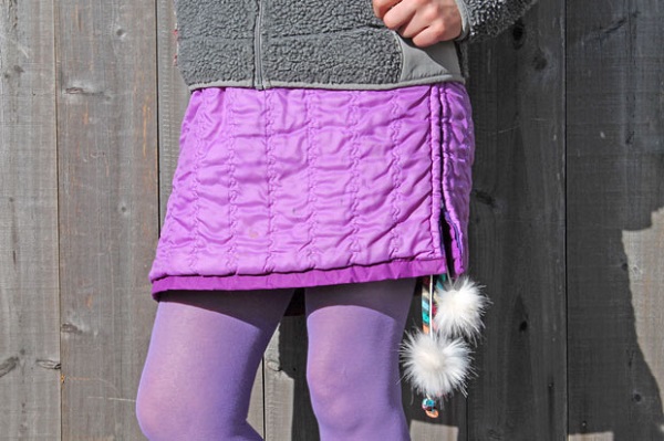 Tutorial: Make a snow skirt from a winter coat