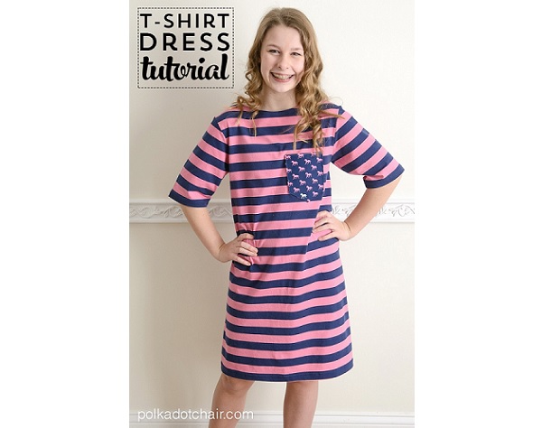 Tutorial: Make a simple t-shirt dress