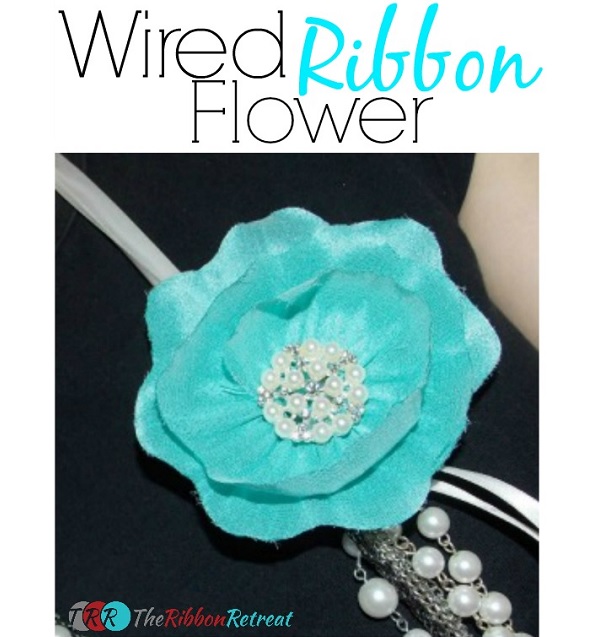 Tutorial: Easy wired ribbon flower