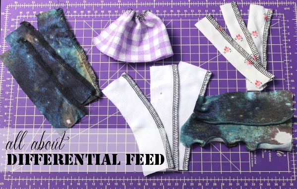 Tutorial: Using the differential feed setting on your serger