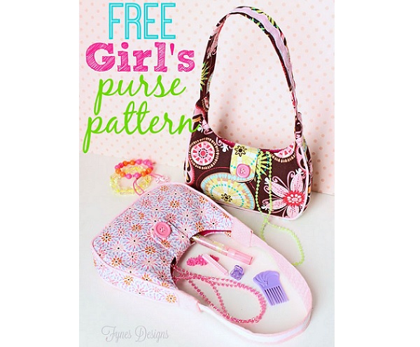 Free pattern Little girl's purse