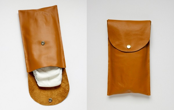 Tutorial: Simple leather diaper clutch