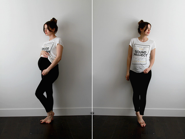 Tutorial: 10 minute maternity leggings