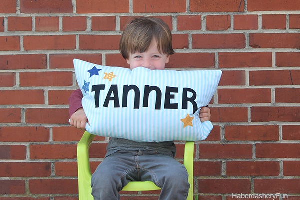 Tutorial: Make a kids name pillow