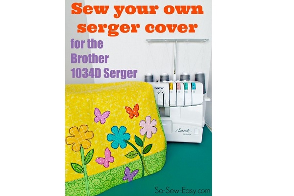 Free pattern: Cover for a Brother 1034D serger