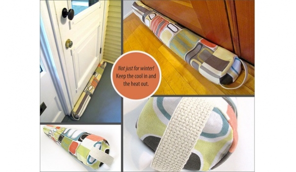 Tutorial: Sew a door draft guard