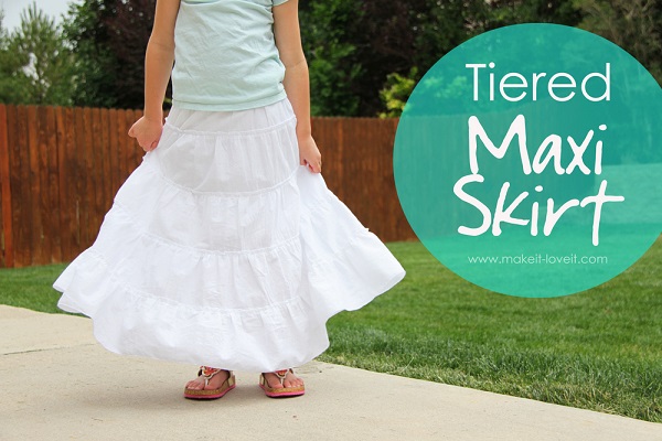 Tutorial: Tiered maxi skirt 