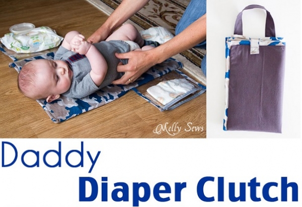 Tutorial: Daddy Diaper Clutch