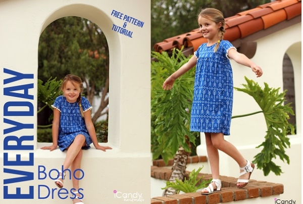 Free pattern: Girls Everyday Boho Dress