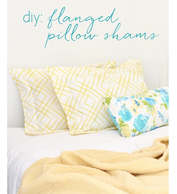 Tutorial: Flanged pillow shams