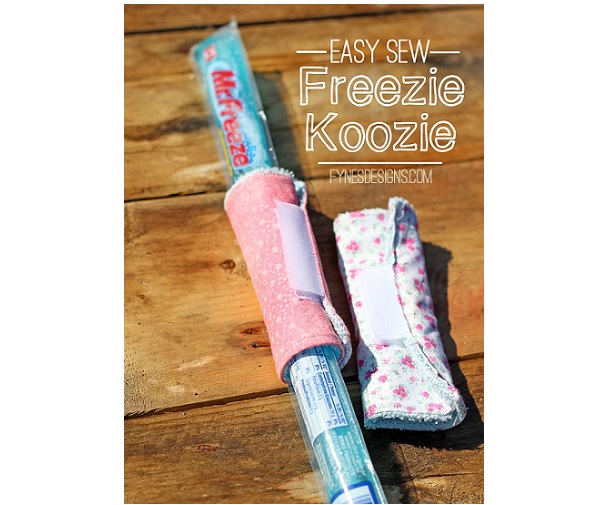 Tutorial: Easy freezer pop koozie