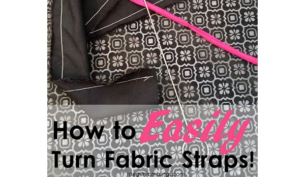 Video tutorial: Easy way to turn a fabric tube