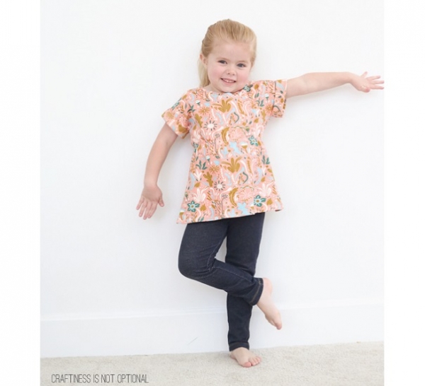 Free Pattern: Scrunch Top for little girls