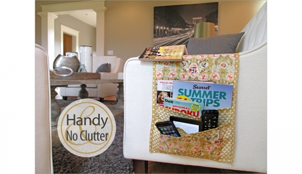 Tutorial: Sofa arm organizer caddy