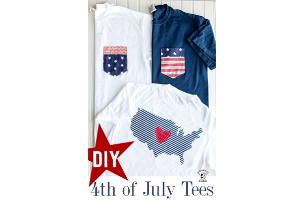 Tutorial: 4th of July pocket tees